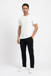 Men's Creamy Waffle-Knit Tee