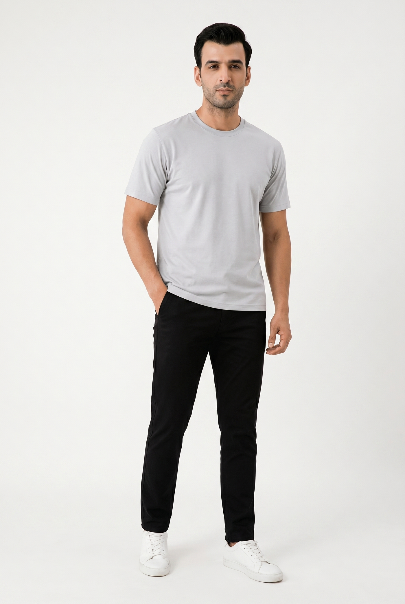 Built to hold its line — Men's Grey Light Tee