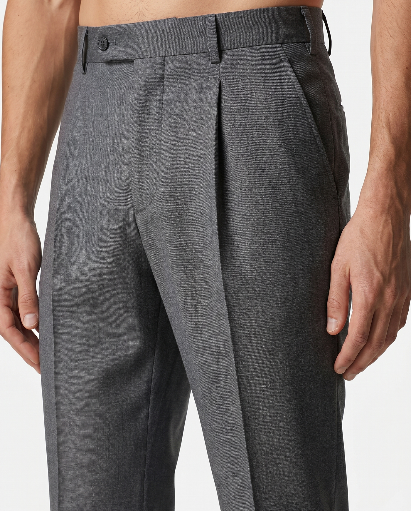 Built to hold its line — Men's Grey Gurkha Pants