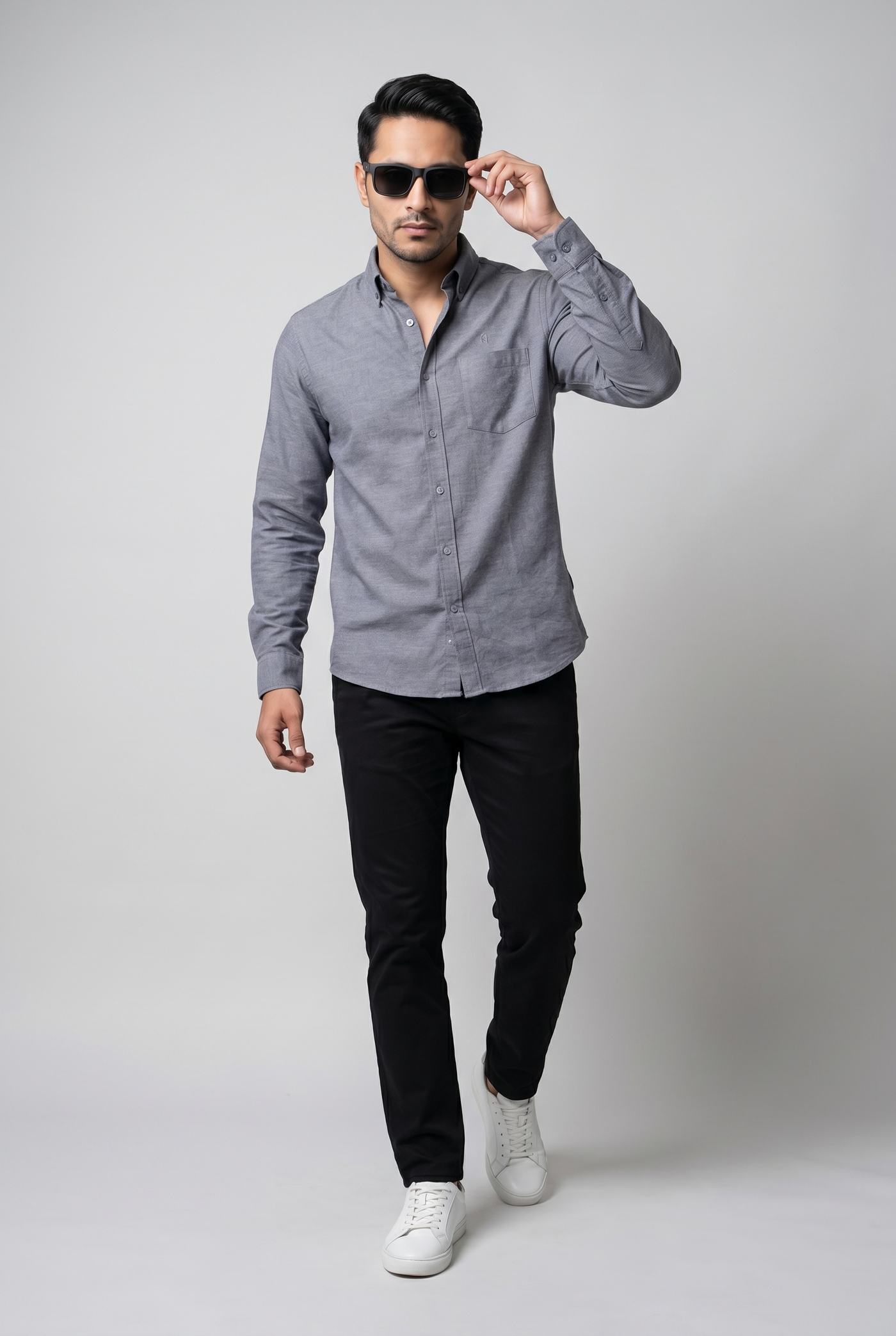 Considered fabric, premium hand-feel — Men's Skylight Casual Shirt