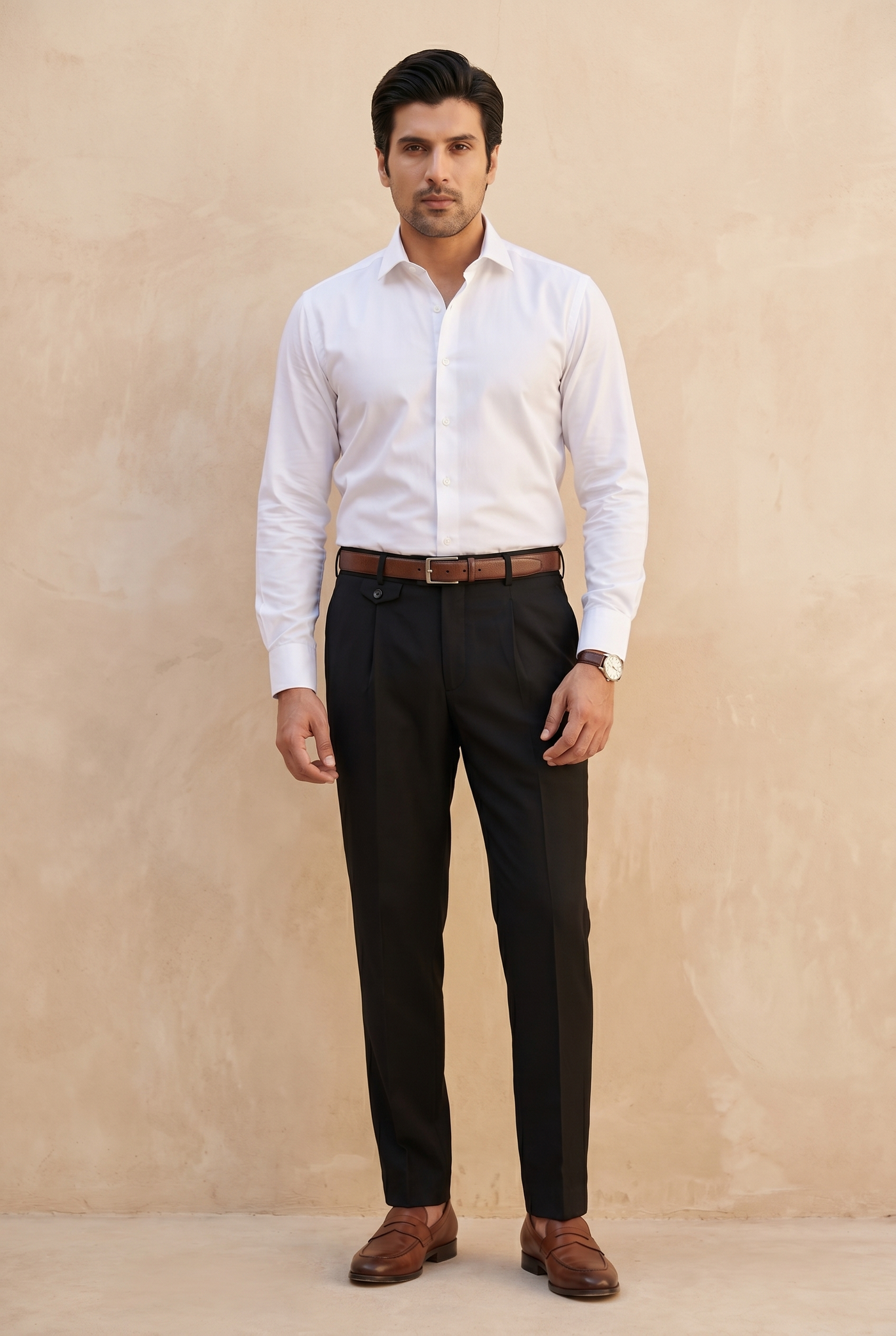 Cut tailored, not tight — Men's Black Gurkha Pants