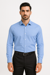 Men's Royal Blue Formal Shirt – Executive Series