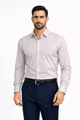 Men's Brown Formal Shirt – Executive Series