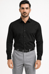 Men's Black Formal Shirt – Executive Series