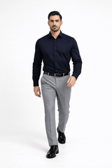 Men's Navy Blue Formal Shirt – Executive Series