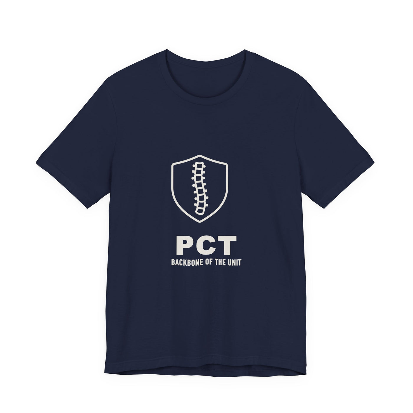 Cut tailored, not tight — PCT Backbone of the Unit Tee