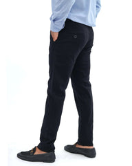 Black Cotton Pant - Garderobe Clothing USAUBC - 002