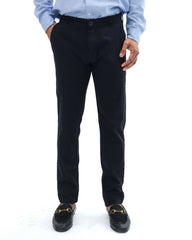 Black Cotton Pant - Garderobe Clothing USAUBC - 002