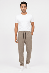 Brown Knitted Trouser - Regular-fit - Garderobe Clothing USA
