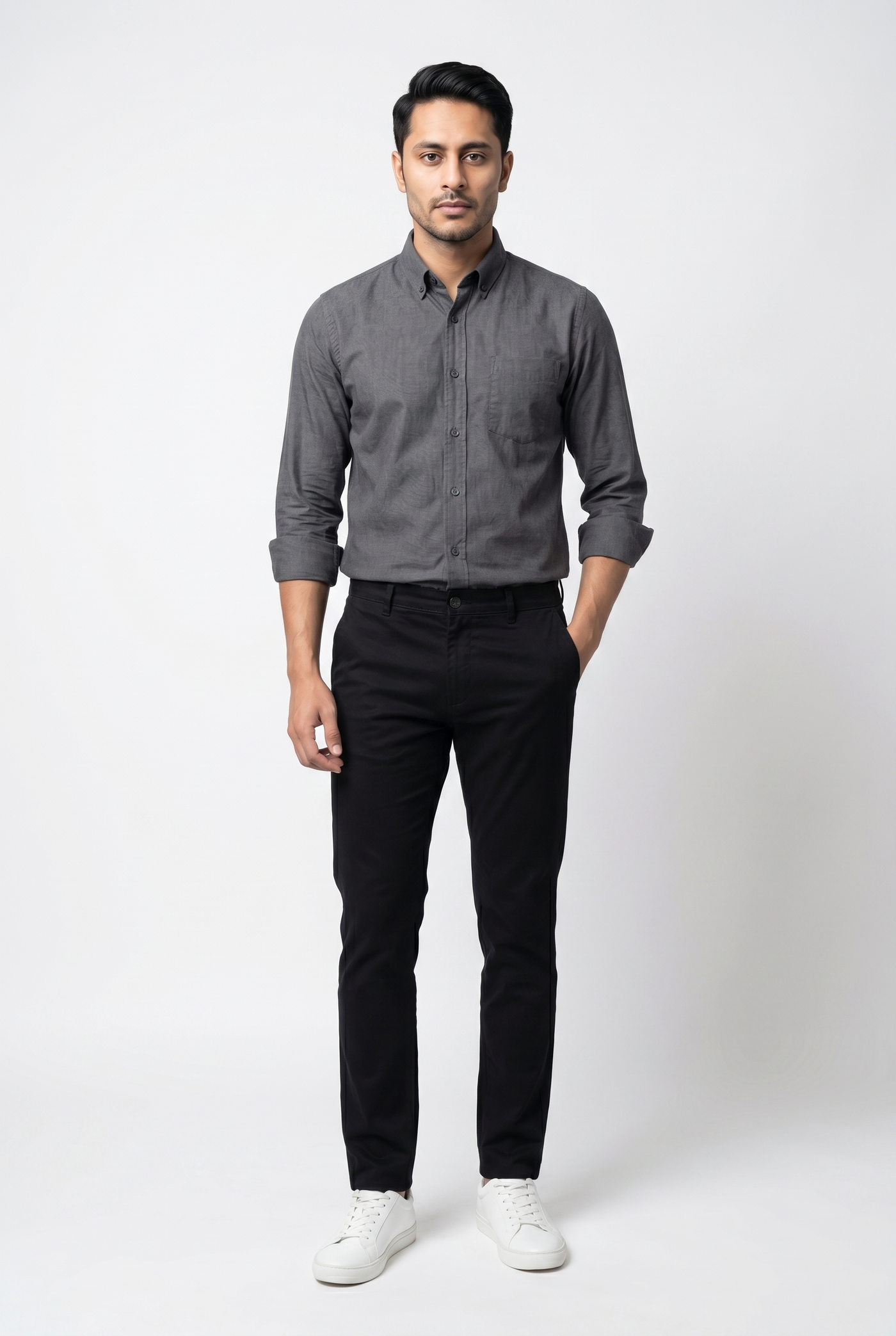 Cut tailored, not tight — Men's Green Casual Shirt