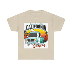 California Surfing Graphic TEE - Garderobe Clothing - Garderobe Clothing USA86135279435801216306