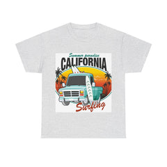 California Surfing Graphic TEE - Garderobe Clothing - Garderobe Clothing USA86135279435801216306