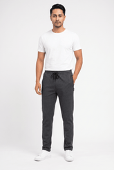 Charcoal Knitted Trouser - Regular-fit - Garderobe Clothing USA