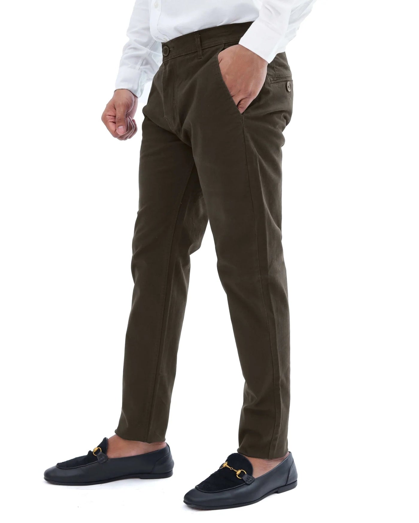 Built to hold its line — Chocolate Brown Cotton Pant