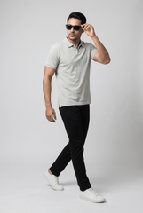 Creamy Polo Shirt - Garderobe Clothing USA