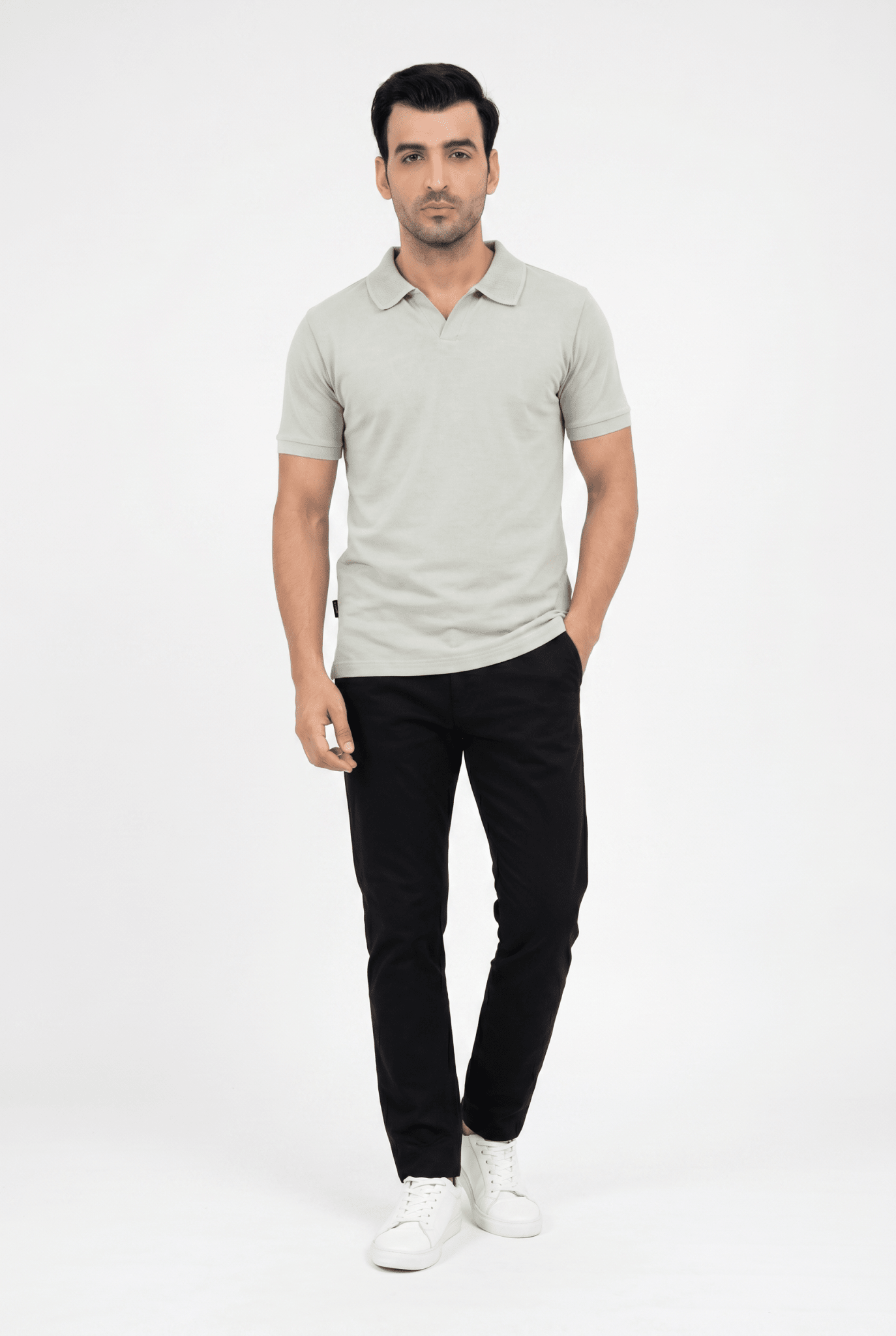 Creamy Polo Shirt - Garderobe Clothing USA