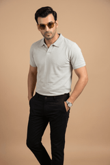 Creamy Polo Shirt - Garderobe Clothing USA