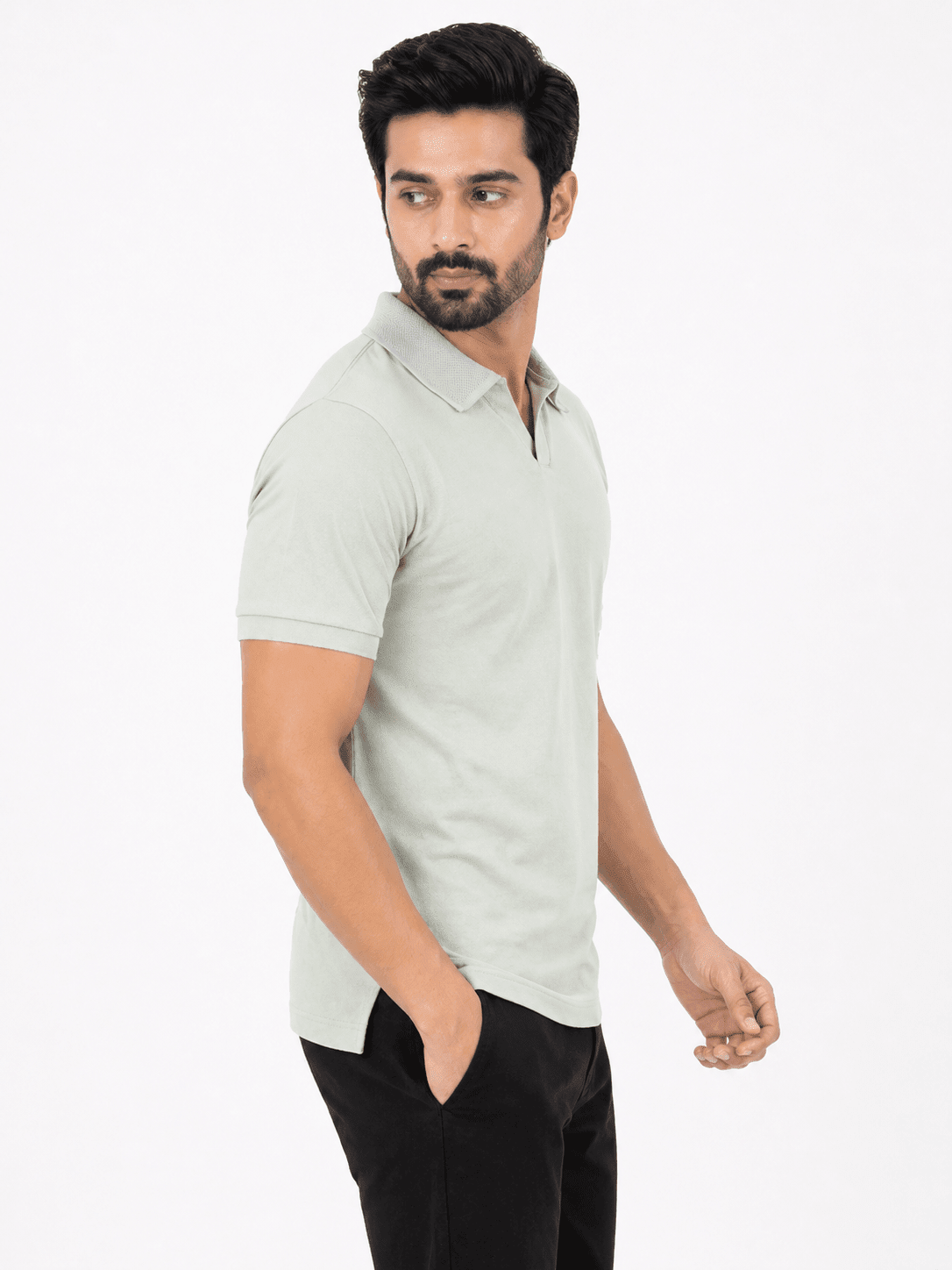 Creamy Polo Shirt - Garderobe Clothing USA