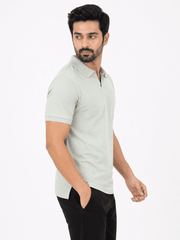 Creamy Polo Shirt - Garderobe Clothing USA