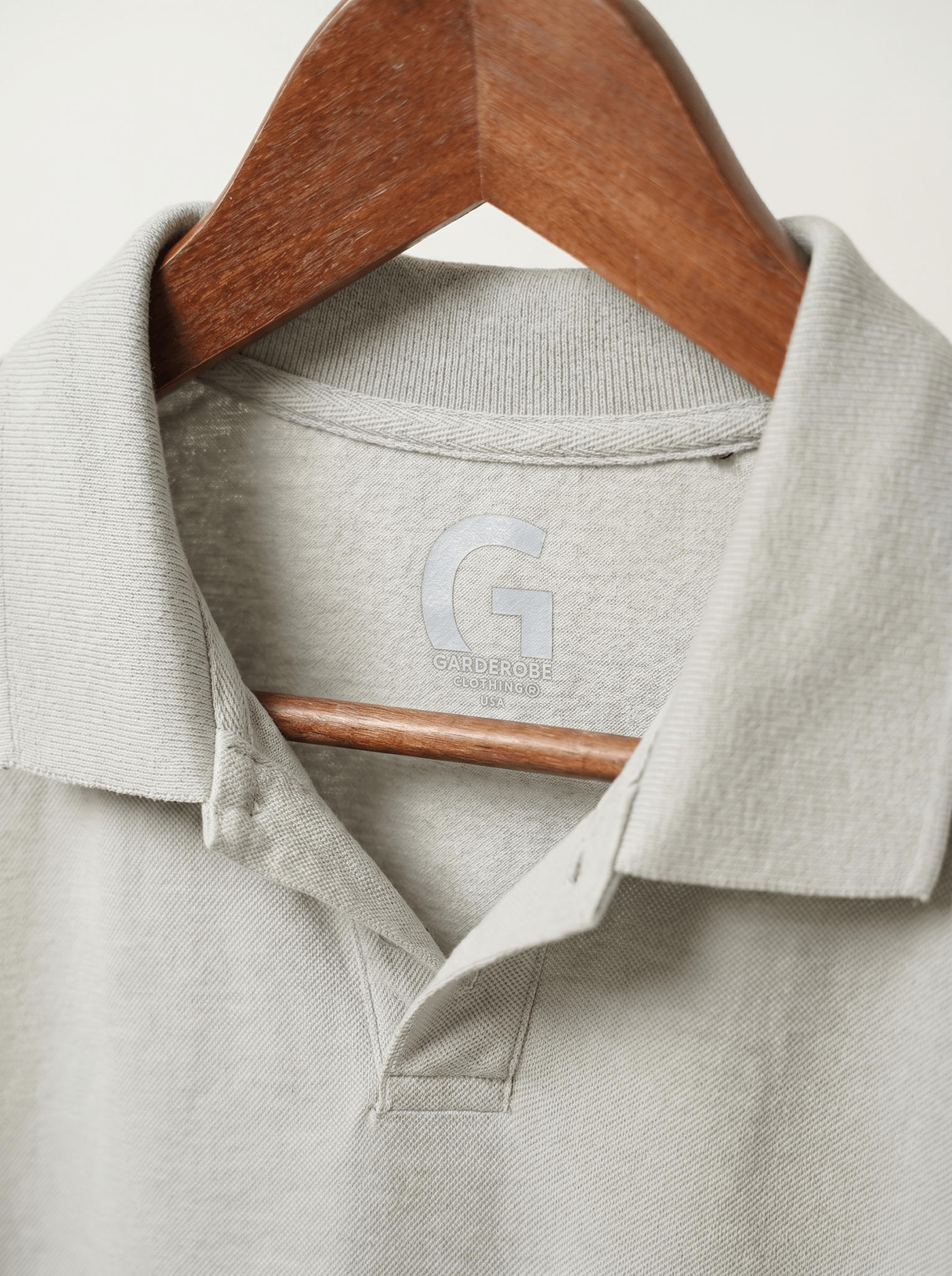 Creamy Polo Shirt - Garderobe Clothing USA