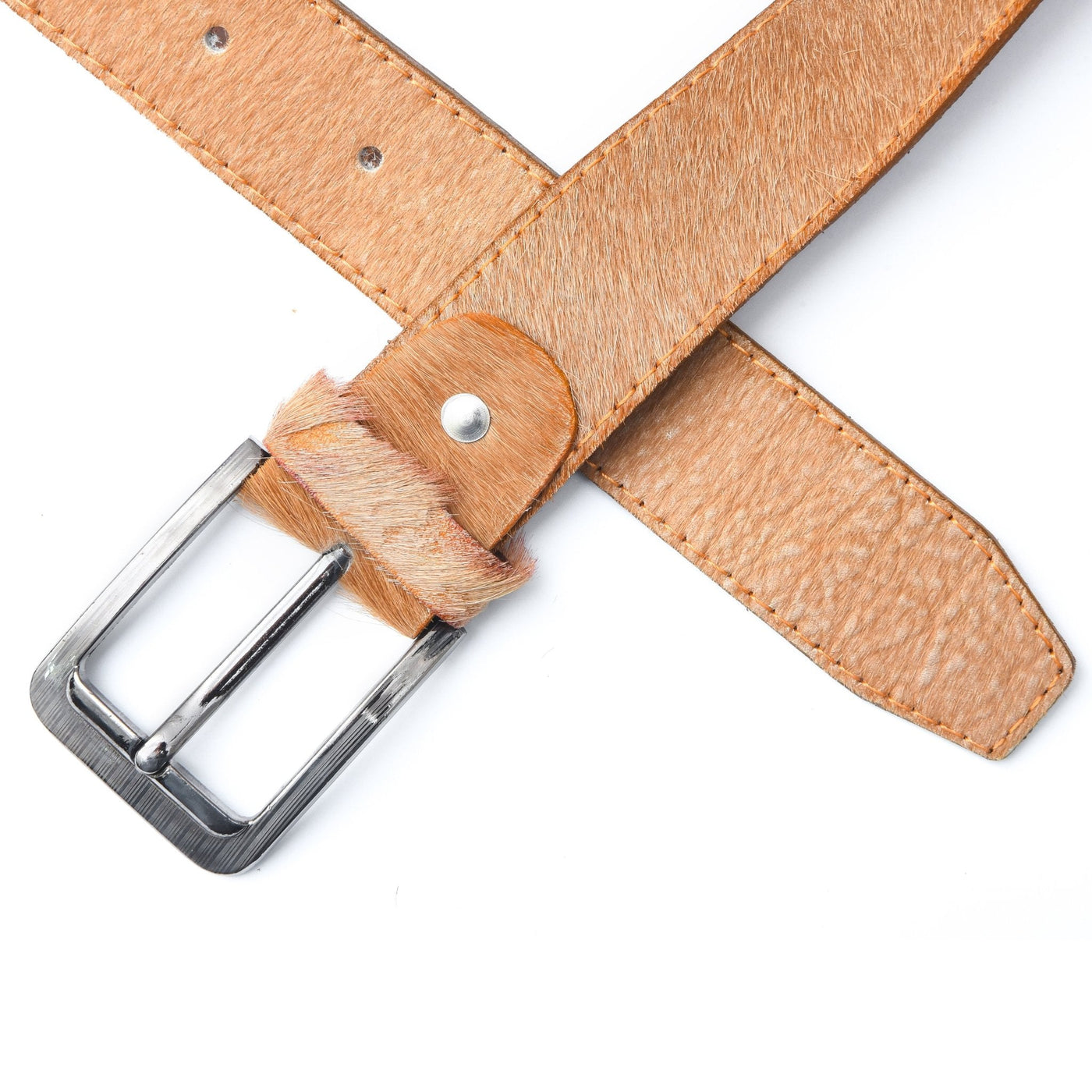 Built to hold its line — Golden Harvest Leather Belt