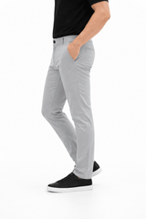 Graphite Tint Cotton Pant - Garderobe Clothing USAGTC-001