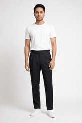 Men's Black Gurkha Pants - Garderobe Clothing USAGRB-GUR-BLA-W30