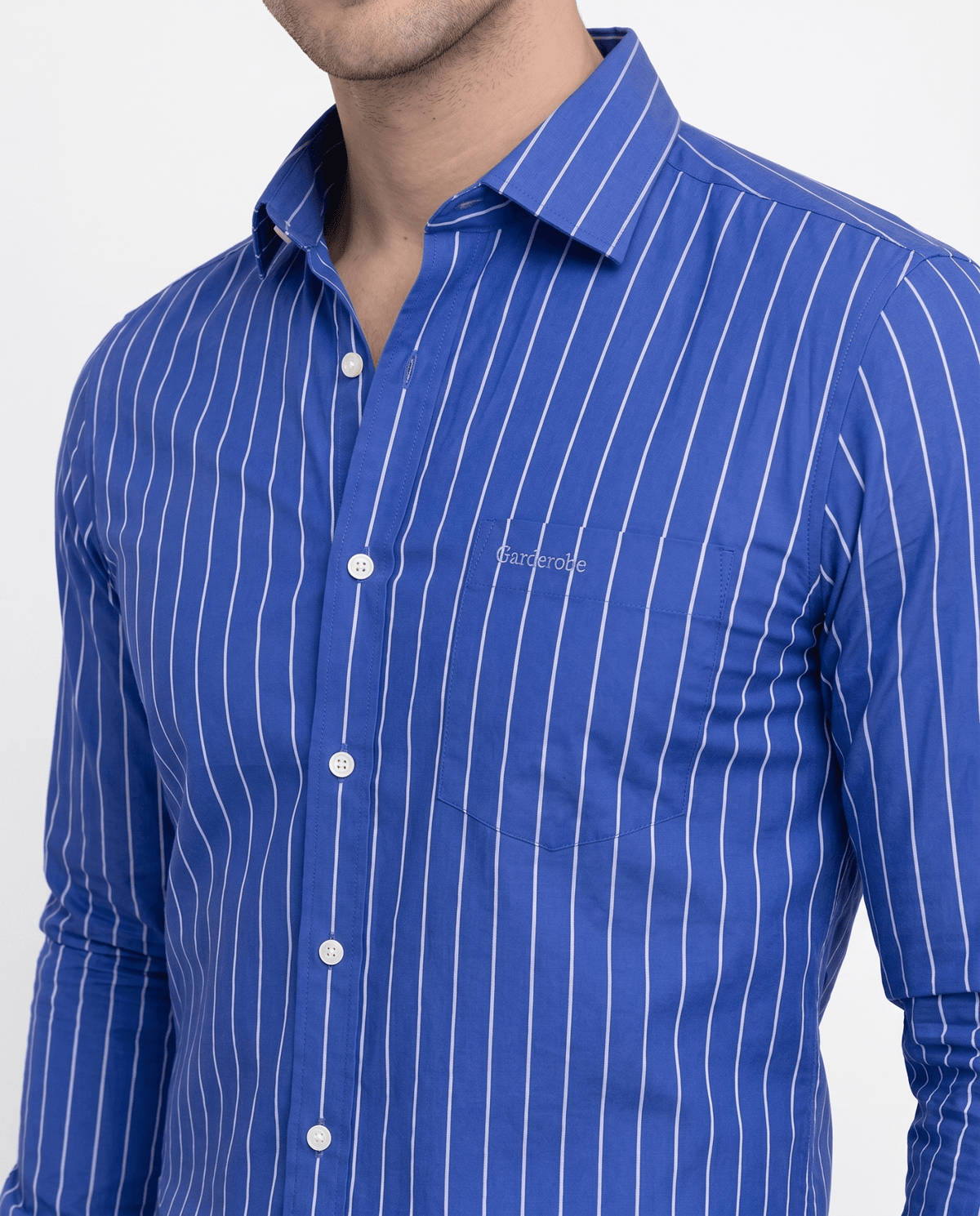 Built to hold its line — Men's Blue Lining Shirt