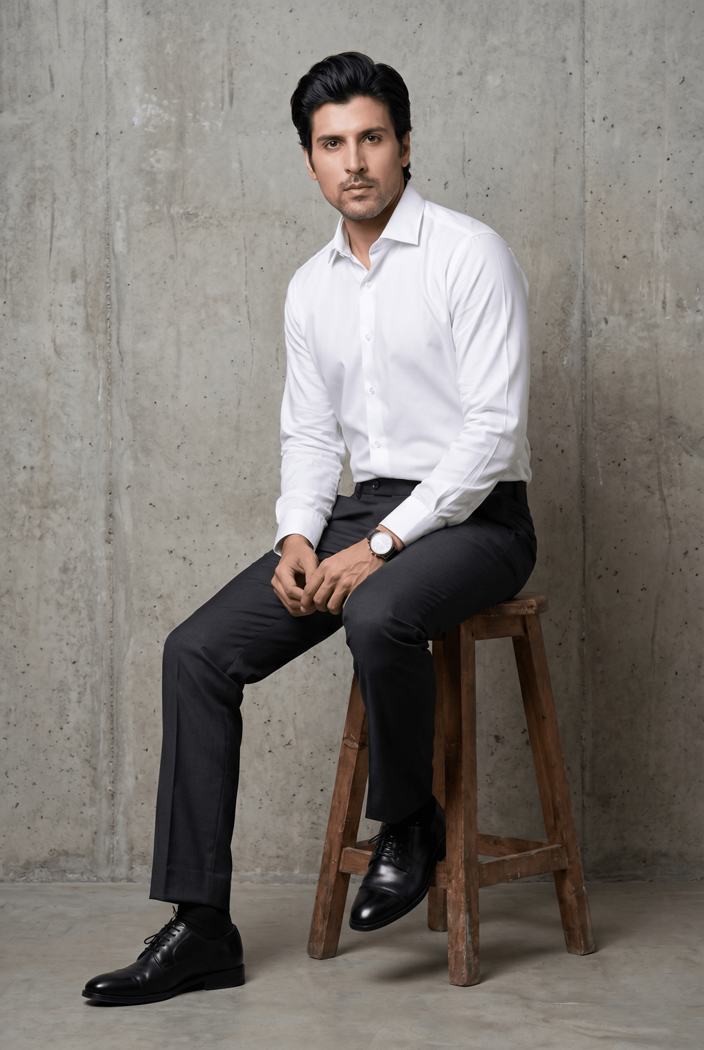 From the office to the evening — Men's Grey Formal Dress Pants