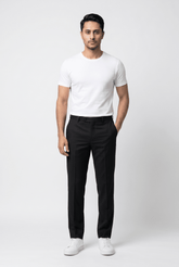 Men's Grey Formal Dress Pants - Garderobe Clothing USAGRB-FDP-GRE-W30