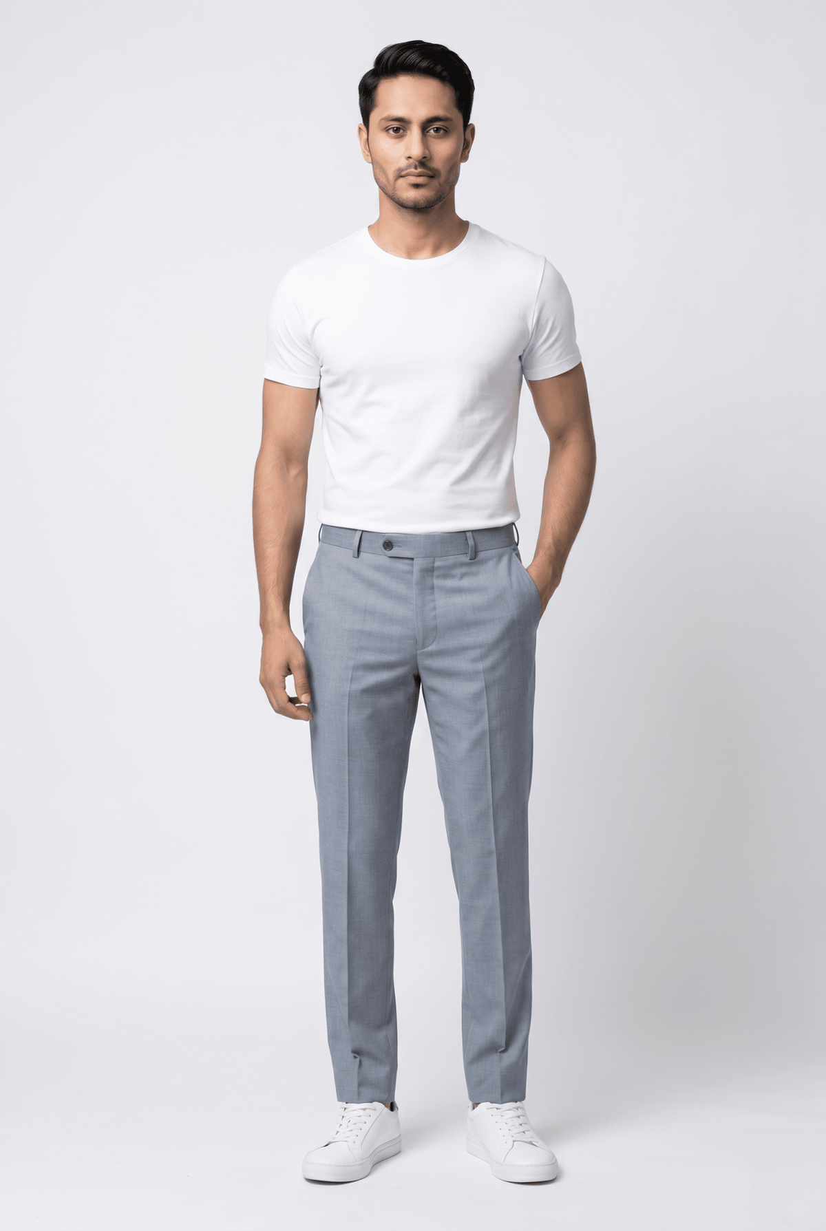 Cut tailored, not tight — Men's Navy Blue Formal Dress Pants