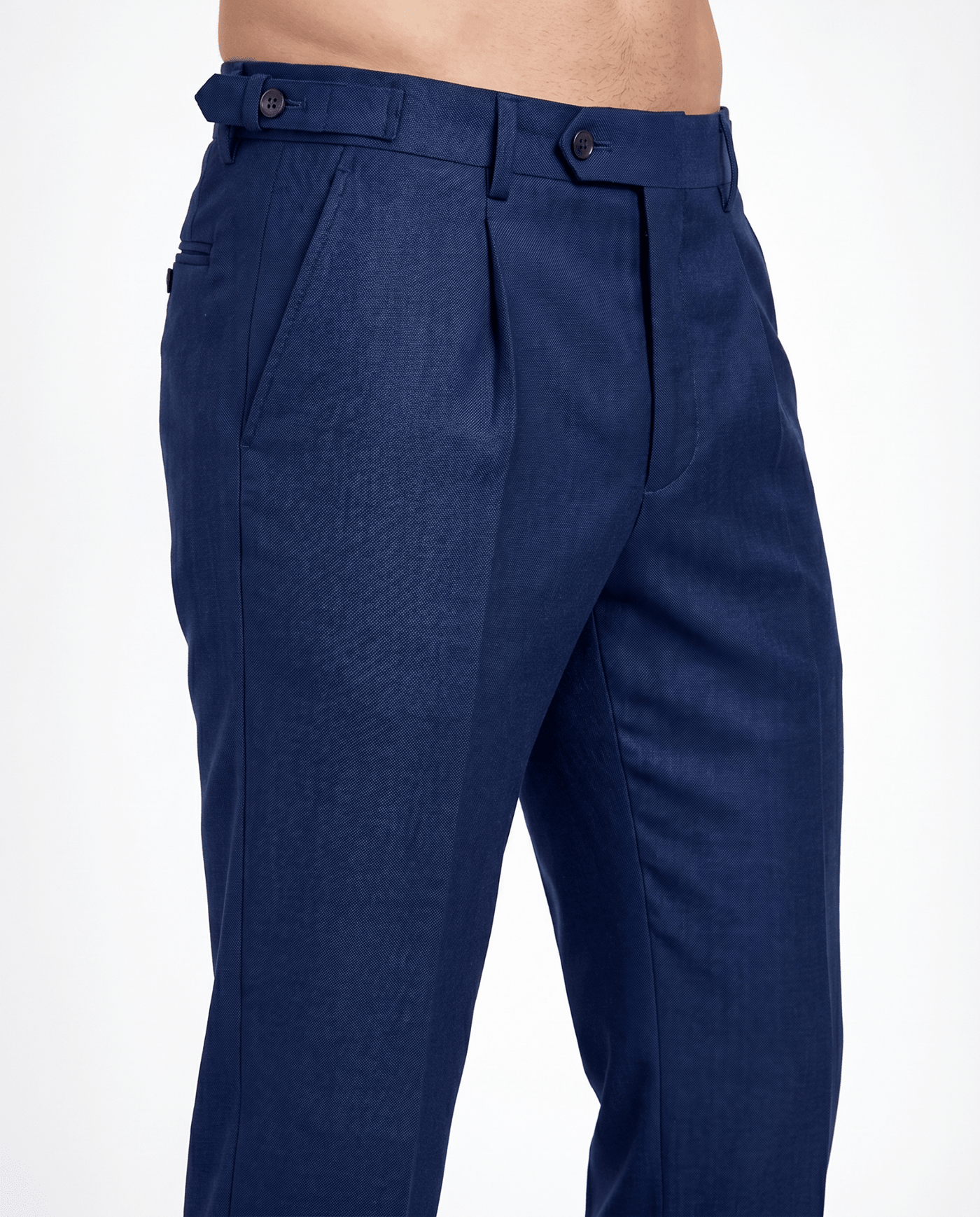 Built to hold its line — Men's Navy Blue Gurkha Pants