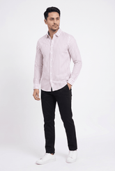 Men's Pink Lining Shirt - Garderobe Clothing USAGRB-LIN-PIN-S