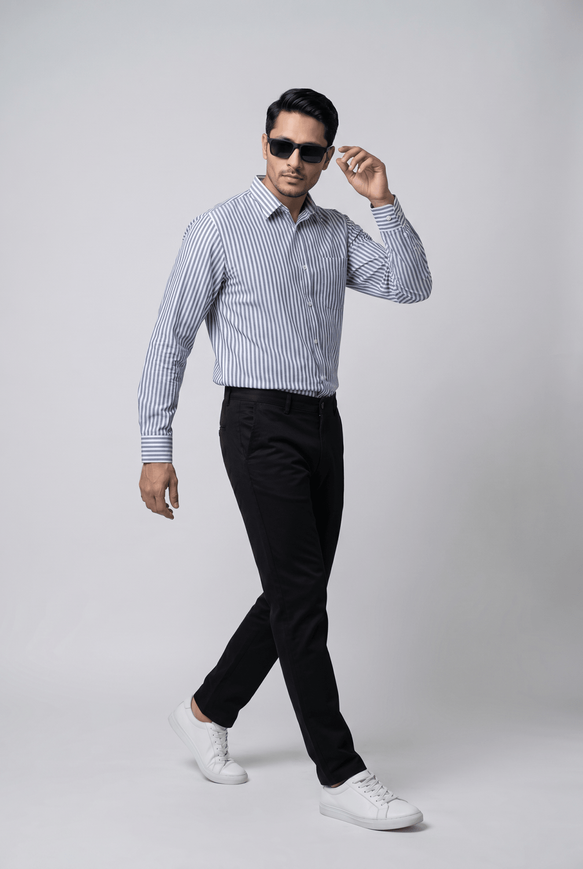 Considered fabric, premium hand-feel — Men's Regal Noire Lining Shirt