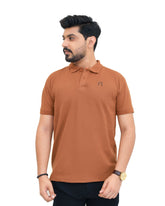 Mustered Brown Polo Shirt - Garderobe Clothing USA