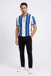 Navy Blue Polo Shirt - Garderobe Clothing USA