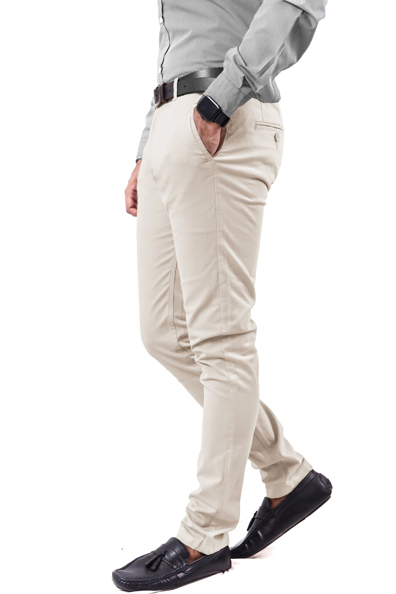 Cut tailored, not tight — Snowdrift cotton pant