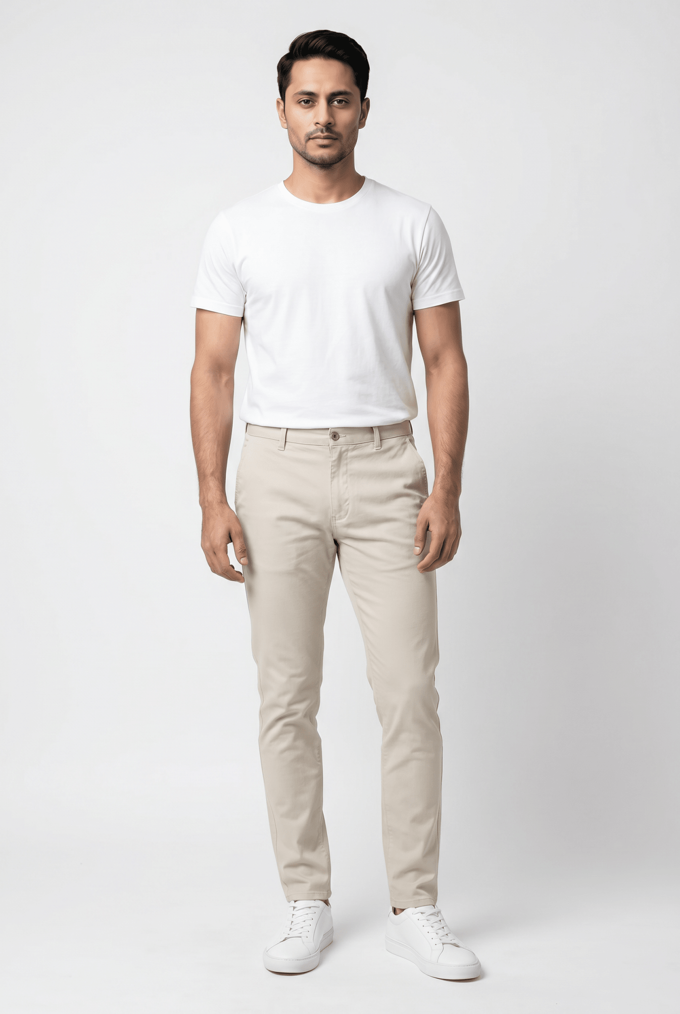 From the office to the evening — Snowdrift cotton pant
