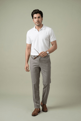 White Polo Shirt - Garderobe Clothing USA
