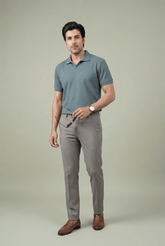 Zinc Green Polo Shirt - Garderobe Clothing USA