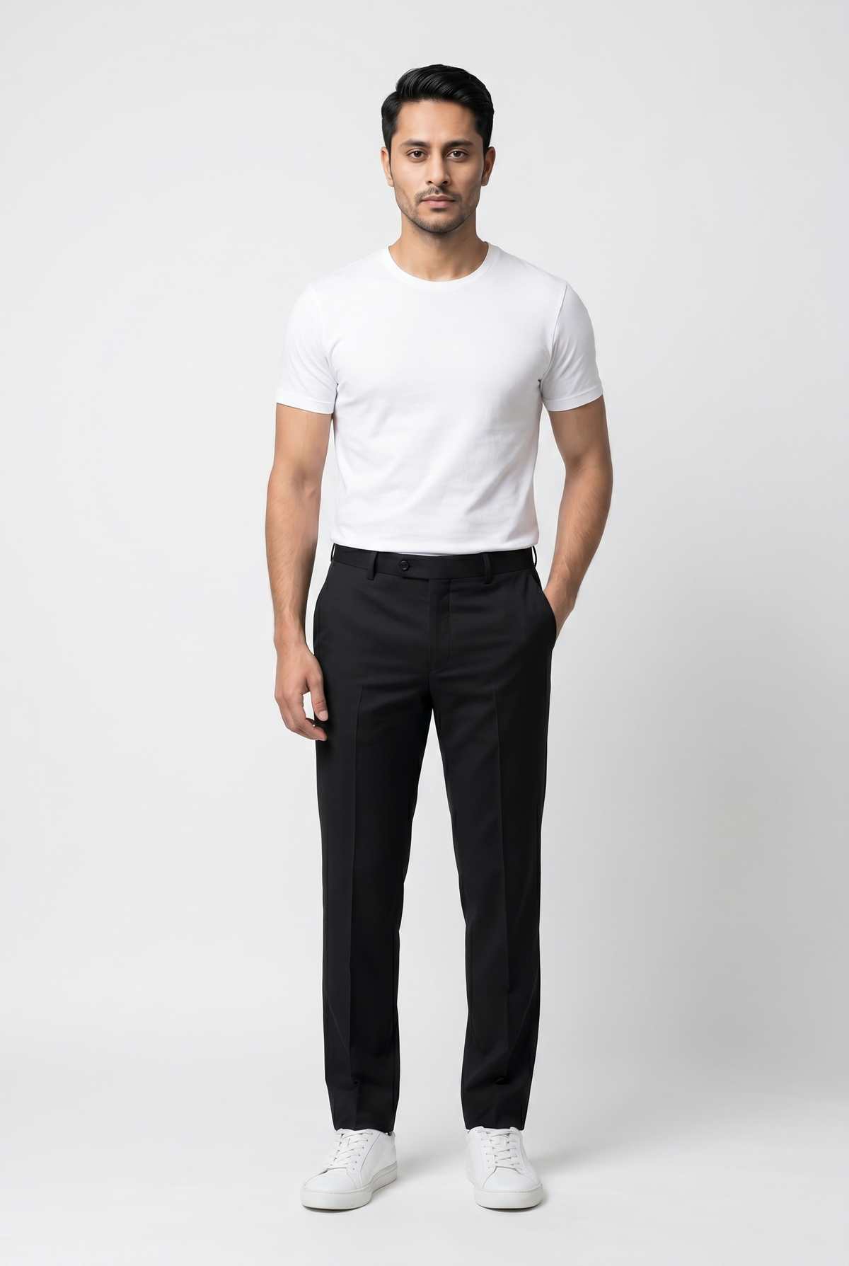 Men's Grey Formal Dress Pants