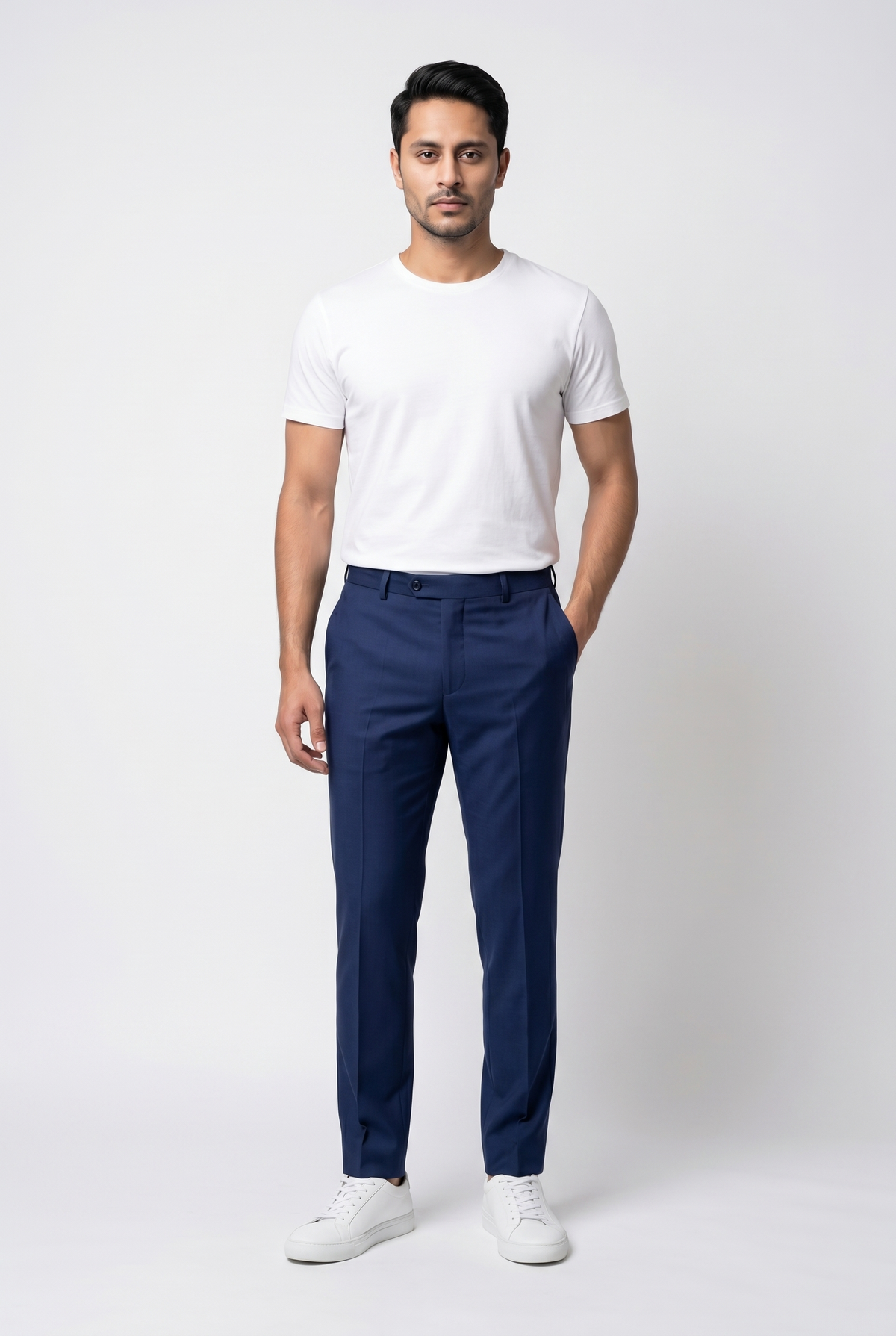 Men's Navy Blue Gurkha Pants
