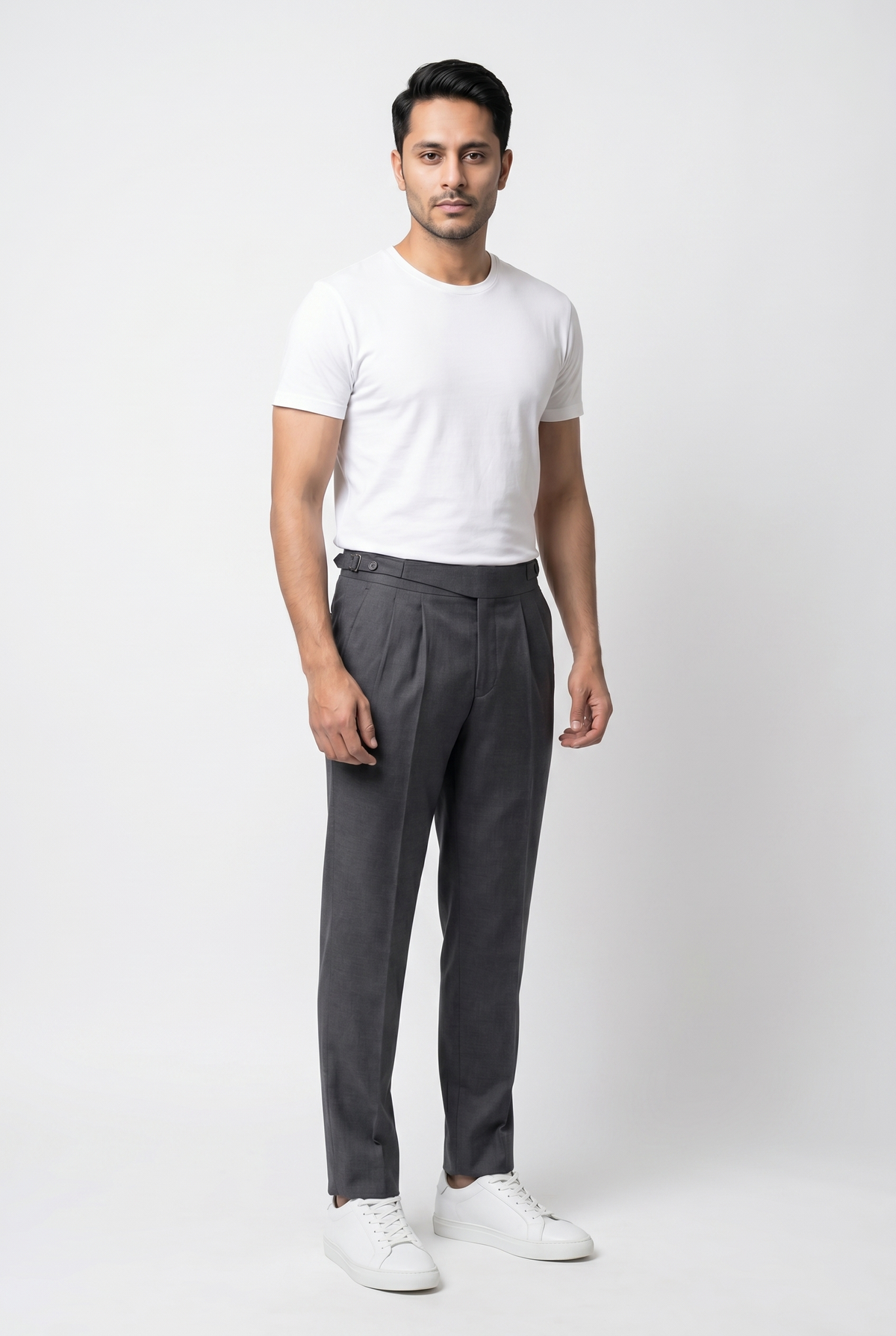 Men's Grey Gurkha Pants