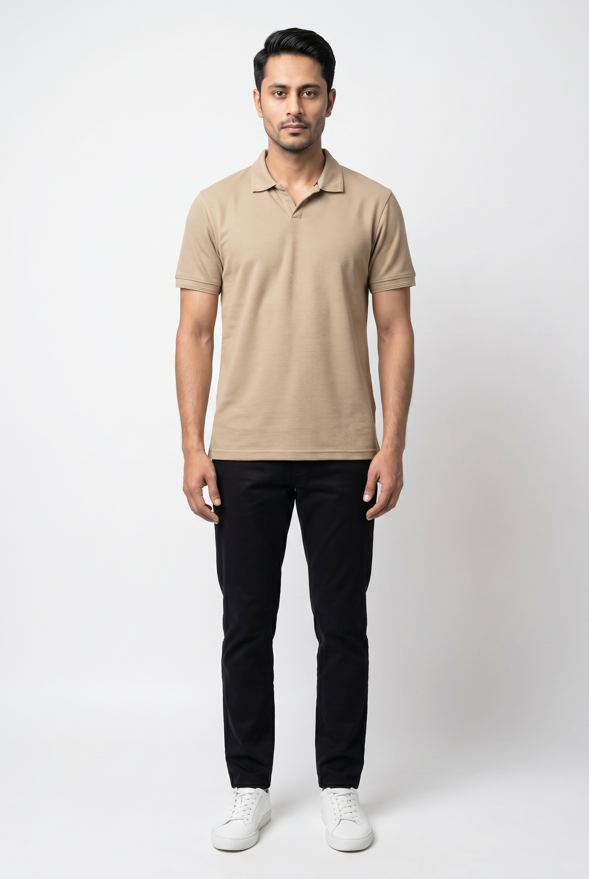 Men's Skin Popcorn Polo