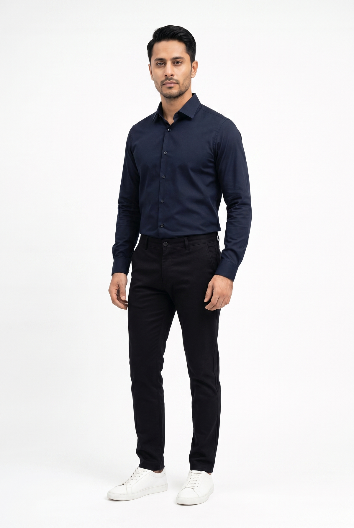 Men's Navy Blue Formal Shirt – Executive Series