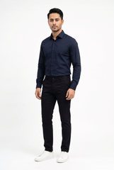 Men's Navy Blue Formal Shirt – Executive Series