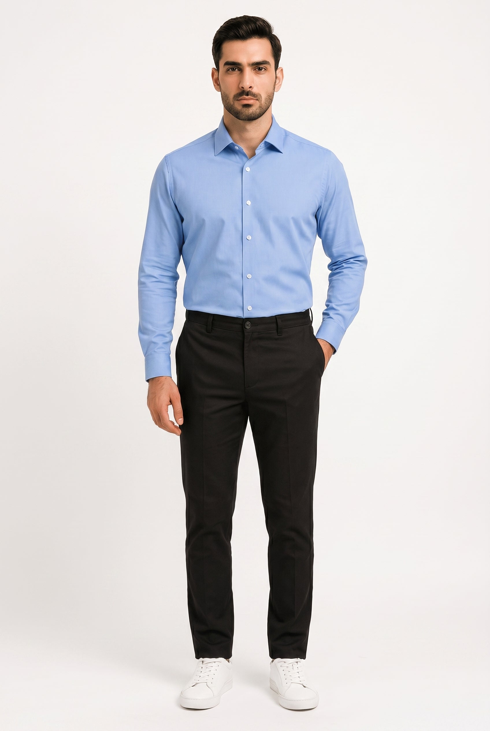 Men's Royal Blue Formal Shirt – Executive Series
