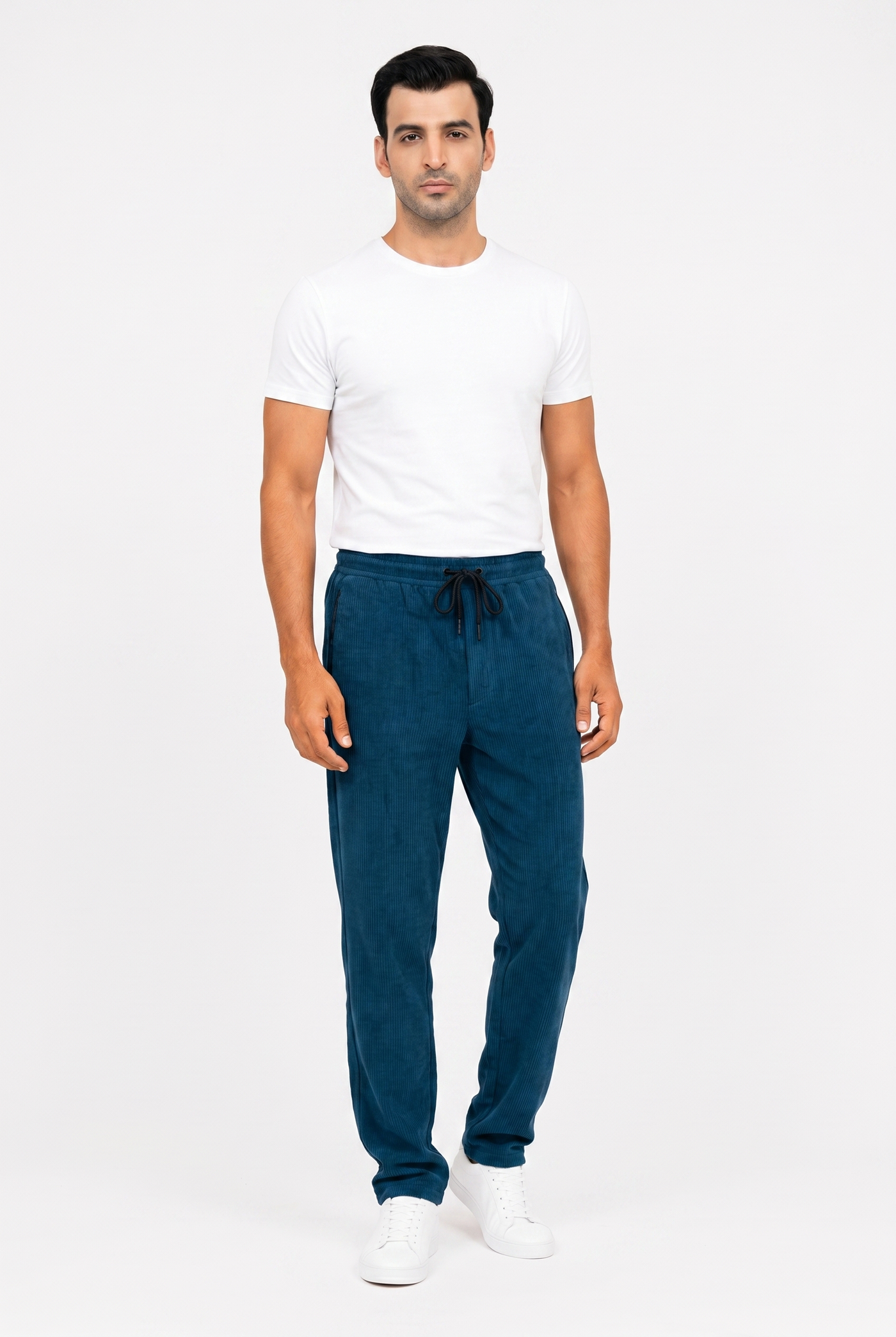 Considered fabric, premium hand-feel — Zinc Knitted Trouser - Regular-fit
