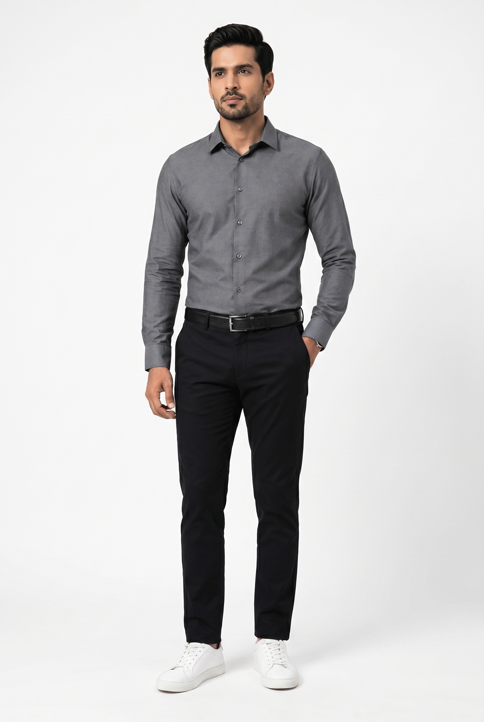 Men's Grey Formal Shirt – Executive Series