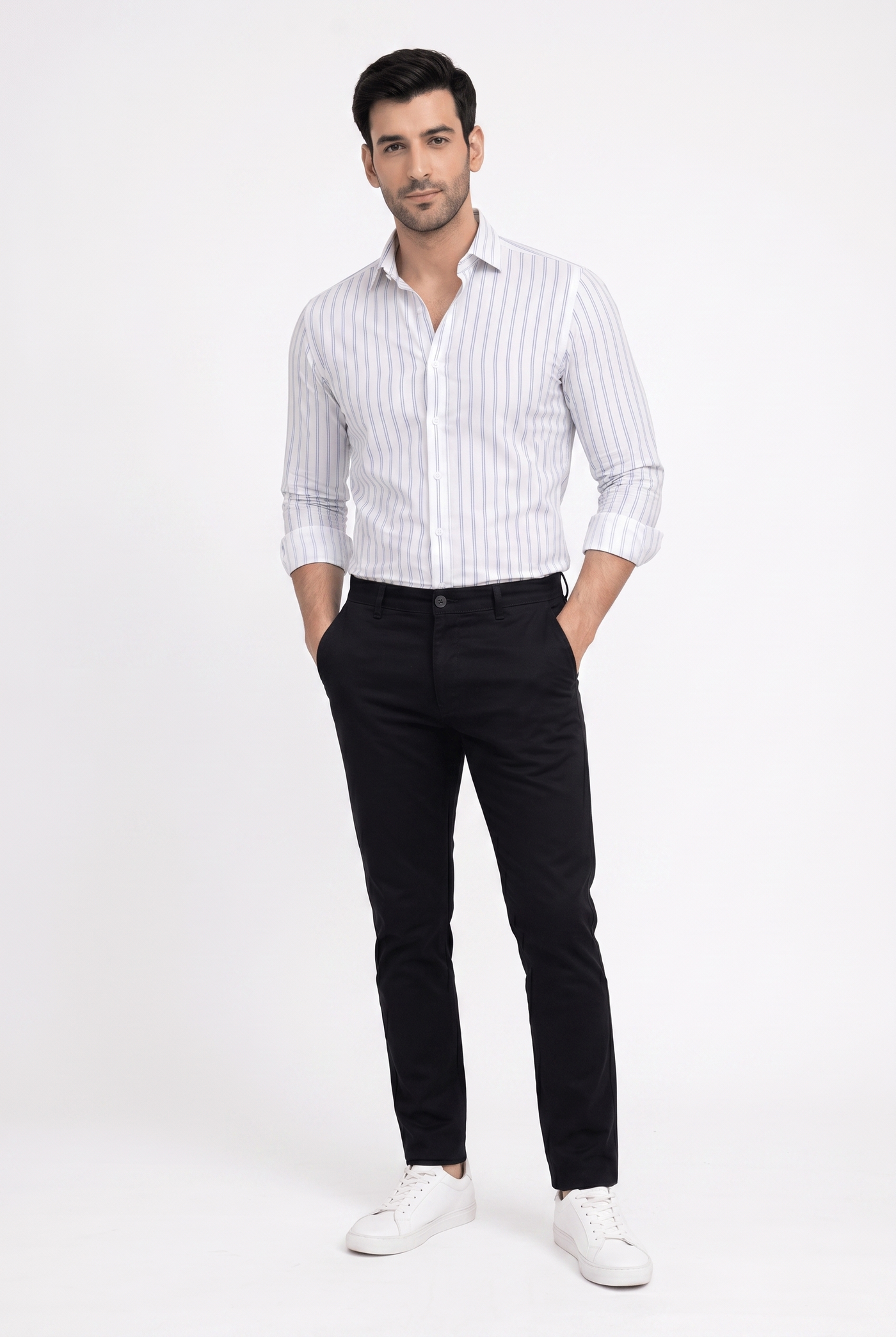 Built to hold its line — Men's Skywhite Lining Shirt